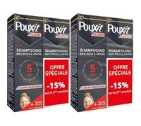 Pouxit Flash shampooing traitement anti-poux et lentes sans insecticide Shampooing 2x200 ml