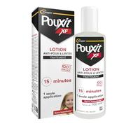 Pouxit XF - Lotion anti-poux et lentes - 100% efficace* - 100 ml | Agit en 1 seule application de 15min - Sans insecticides ni ordeurs - Convient aux enfants dès 6 mois et aux femmes enceintes