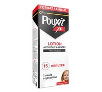 POUXIT - XF Lotion anti-poux et lentes 100% Efficace Agit en 1 seule application de 15 minutes Traitement du cuir chevelu 200 ml Lotion(S)