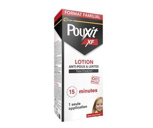 POUXIT - XF Lotion anti-poux et lentes 100% Efficace Agit en 1 seule application de 15 minutes Traitement du cuir chevelu 200 ml Lotion(S)