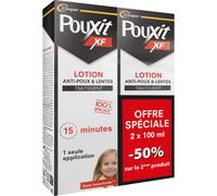 Pouxit XF Lotion Anti-Poux & Lentes Traitement 2x100ml