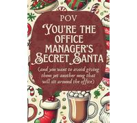 POV : You’re the office manager’s Secret Santa (and you want to avoid giving them yet another mug that will sit around the office): Notebook - Lined Interior with Christmas Illustrations