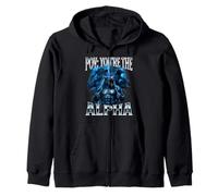 POV You're The Alpha Male Wolf Meme Cringy Sweat à Capuche
