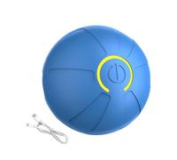Povanjer Balle roulante électrique, Balle rotative pour Animaux de Compagnie | Boule roulante Automatique Intelligente - Boule roulante Automatique Amovible, Balle rebondissante Rechargeable avec