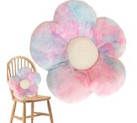 Povanjer Coussin de siège Fleuri, Coussin de Sol Fleuri,Coussin de siège zippé réaliste - Oreiller de Sol léger pour la décoration de la Maison, Coussin de siège Doux pour Voiture, canapé, Chaise,