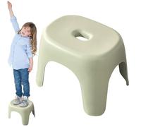 Povanjer Tabouret avec marche, Tabouret bas | Tabouret léger | Tabouret repose-pieds pour canapé, tabouret pour marches, tabouret portable, tabouret multifonctionnel pour chambre à coucher et