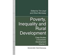 Poverty, Inequality And Rural Development