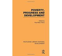 Poverty, Progress And Development