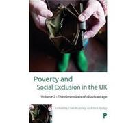 Poverty & Social Exclusion In The Uk Glen Bramley, Nick Bailey (Auteur)
