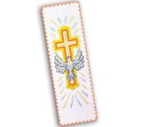 Povitrulya Holy Spirit - Kit de broderie au point de croix compté pour adultes avec motif papier, toile Aida 16 points et fil pré-trié - Cadeau de Noël et de Nouvel An