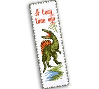 Povitrulya Kit de broderie au point de croix compté - Spinosaurus - DIY marque-page pour broderie à la main