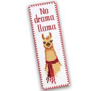 Povitrulya - Kit de broderie au point de croix 'Pas de lamma.' - Kit de broderie compté - Adulte et Enfant