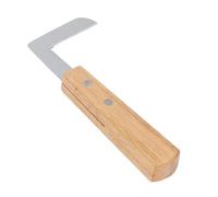 Povkufii Hand Hoof Farrier Tool Multifunctional Hoof Trimmer Wooden Handle Left Or Right Hand Hoof Trimming Tool for Ranches Farms Universal and Convenient