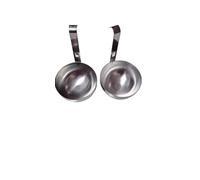 POVVFRTY Lot de 4 moules à œufs durs en Acier Inoxydable, Style Oreilles suspendues, célèbre sur Internet, cuiseur à œufs, Outil for œufs durs à Vapeur Rapide, œufs pondus dans l'eau
