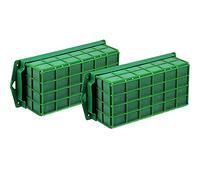 Povxlum 2 Pcs Floral Mousse Cage Porte-Fleurs avec Mousse Florale pour Fleurs Cage Bol pour Centre de Table Arrangement Floral