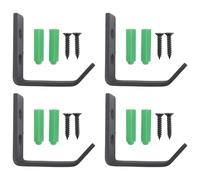 Povxlum 4 PièCes Organisateur de Support Mural de Supports de Cric, Support de Rangement de Supports de Cric de Voiture/Cintre/Crochet Support Mural Robuste