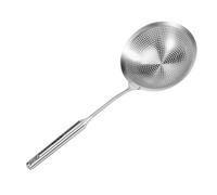 Povxlum Écumoire en Acier Inoxydable 46,5 x 18,5 cm - Louche à Soupe et à Mousse Avec Trous pour Pâtes et Casserole