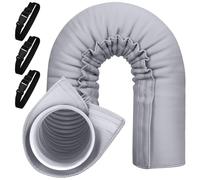 Povxlum Manchon Isolant pour Tuyau de Climatisation Portable, Housse de Protection pour Tuyau de Climatiseur Portable, Convient Aux Tuyaux D'Échappement de 5 et 5,9 Pouces de Diamètre