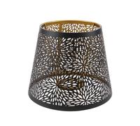 Povxlum Metal Abat Jour E14 E27 D'Ombre D'Arbre En Fer Vintage Sculpté Pour Lampe De Table DéCoration pour Lampadaire Lampe Suspendue Plafonnier Suspension Luminaire Noir