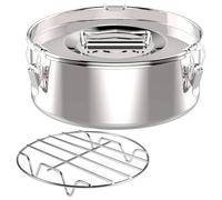 Povxlum Moule à Flan 2,3 QT, Moule à Flan en Acier Inoxydable avec Couvercle - Machine à Flan - Machine à Flan