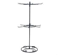 Povxlum Présentoir à, Présentoirs à Colliers, Support de Rangement Rotatif, Présentoir à Porte-Clés Présentoir à Rotatif Environ 21 X 21 X 41 cm