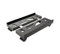 Povxlum Support CPU Mobile Réglable, Support de Tour D'Ordinateur Ventilé, Support de Tour PC avec 4 roulettes, Support sous Le Bureau