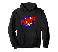 Pow Comic Book Art Funny Geek Super Hero Cadeau Pop Art Sweat à Capuche