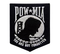 Pow Mia vous n'êtes pas Oubliés Embroidered Iron on Sew on Patch