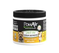 PowAir Gel destructeur d'odeurs d'animaux de compagnie - Neutralisant d'odeurs naturelles pour chats et chiens, sans danger pour les animaux de compagnie et durable, élimine les odeurs d'animaux