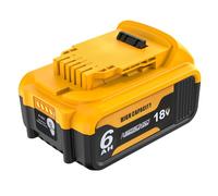 Powarobor DCB184 Batterie de rechange 18 V 6,0 Ah compatible avec outils électriques Dewalt 18 V XR DCB182 DCB183 DCB180 DCB200 DCB206