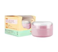 Powder Container, Portable Bath, Velvet Puff Smooth Dispense Elegant Shape Travel Friendly Lightweight Build, Powder Storage for Talcum, Bath, Loose 3.54x3.54x2.36inches