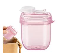 Powder Formula Dispenser - 3.15x2.64x1.85 Inch Airtight Formula Storage Container Portable Sealed Milk Powder Box Meal Compartments Durable Container For Home Refrigerator
