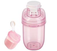 Powder Formula Dispenser - Airtight Food Storage Reserve Box Holder for Nurseries | BPA Free with Scraper Leveler, Stackable Measuring Canisters for Milk, Cereals, Grains and Snacks