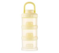 Powder Milk Container - Reptile Feeding Bowl Durable Reptile Rock Food And Water Dish Feeder Bowl | Stackable Leak-proof Portable Storage Bottle | Formula Container With Three Sections For House Kit