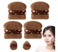 Powder Puff, 6-Piece Soft Makeup Blending Sponge Set Contouring Setting, Dry and Wet Use Beauty Tools for Foundation, Concealer, Bb Cream, Cc Cream, Blush Application