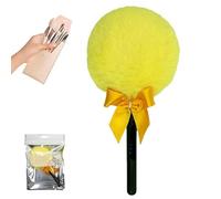 Powder Puff with Handle, Lollipop Dust Powder Puff, Makeup Tool with Marshmallow Handle, Dusting Applicator for Women, Girls, Sensitive Skin, Daily Use, Travel, Work, Date, Face