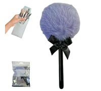 Powder Puff with Handle, Lollipop Dust Powder, Soft Marshmallow Grip, Velvet Texture Gentle Application, Makeup Dusting Applicator for Home, Salon, Women and Girls