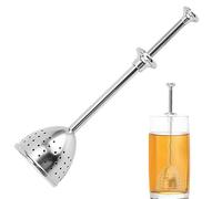 Powder Shaker - Flour Shaker | Flour Duster | Baker's Dusting Wand Dispenser for Flours Spices Sugar Teas Strainer Steeper Tea Balls for Loose Tea Coffee Shakers Sifter Kitchen Tools
