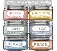 Powder Tester Kit No.1 To 6 X 50g For Diy Colorful Casting Powder