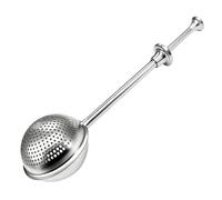Powdered Sugar Shaker Duster - Stainless Steel Fine Mesh, Spring Handle Flour Wand, Professional Baker Cocoa Cinnamon Sprinkler, Even Sifting Kitchen Spices - For Bread Dessert Cakes