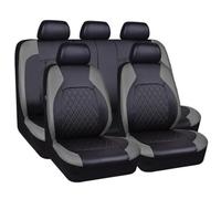 POWEC 9Pcs Housse de Siege Voiture, pour MG ZS MG4 MG5 ZS EV 2022 2023 Confortables Imperméable Nonslip Respirant Protection Cuir Toutes Saisons,B