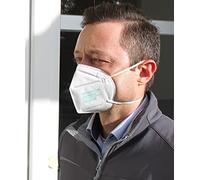 Powecom KN95 FFP2 Lot de 10 masques respiratoires CE 2834 Certifié EN149:2001+A1:2009