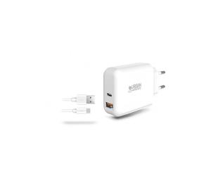 POWEE: USB-A POWER USB-A / C Chargeur mural + cable