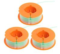 Poweka F016800175 Fadenspule Kompatibel mit Bosch Art 23 26 30 Easytrim Combitrim Motorsense 8mx1.6mm (3 Stück)