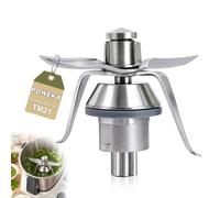 Poweka Lame de Rechange TM21 Compatible avec Vorwerk Thermomix TM21 | En Acier Inoxydable avec Joint d’Étanchéité, pour Robot de Cuisine TM21, Montage Simple et Entretien Quotidien