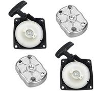 Poweka Lanceur + Mitnehmerplatte pour 33cc 43cc 47cc 49cc 50cc débroussailleuse Tondeuse à Gazon Pocket Dirt Bike Scooter Chopper