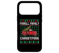 Powell Family Christmas Red Truck Personalised Funny Xmas Coque pour iPhone 17 Pro Max