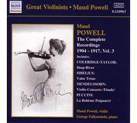 Maud Powell – Œuvres pour violon : enregistrements 1909–1917 – Import – NAXOS