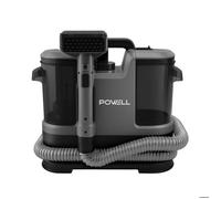 Powell Nettoyeur Tapis 600W Injecteur Extracteur Gris pour Canapé Textile Siège Auto Tapis Moquette Maison Compact Léger