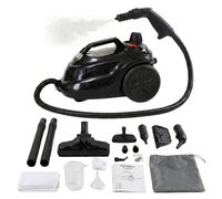 Powell Nettoyeur vapeur 2000 W multi-surfaces avec accessoires, noir | Fonctionne à l eau seule sur carrelage, joints, vitres, canapés, plans de travail et intérieur de voiture